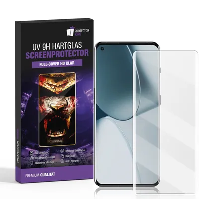 Produktbild von 5x UV-Liquid 9H Panzerglas für OnePlus 10 Pro 3D KLAR echtes Tempered Panzerhartglas Schutzglas Displayschutz Panzerfolie Schutzfolie Screen Protector