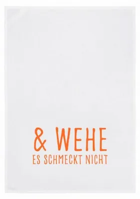 Produktbild von Geschirrtuch - & WEHE ES SCHMECKT NICHT