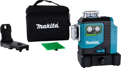 Image de Laser 4 Lignes horizontales et 4 Lignes verticales 360° Vert - MAKITA - sans batterie, ni chargeur - SK700GD