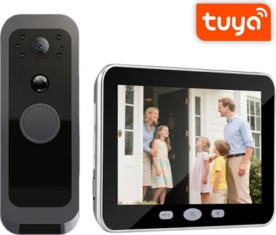 Obrázek produktu pro Bezdrátový Wi-Fi videozvonek s LCD displejem TPD10-W
