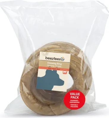 Produktbild von Beeztees Kauring Rinderhaut ( 5 Stk.)