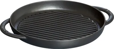 Image de Poele Grill 26 X 26 CM en Fonte Noire