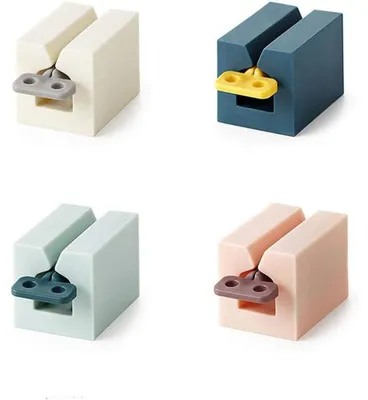 Produktbild von Zahnpasta Quetscher Drehen Rolling Tube Zahnpasta Squeezer Tubenquetscher aus Kunststoff für Badezimmer Tubenquetscher mit Tubenschlüssel Tubenausdrücker für Zahnpasta Haarfarbe Farben Kosmetik 4 Pcs