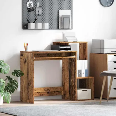 Zdjęcie produktu dla Prostokątny biurko komputerowe z miejscem do przechowywania i nowoczesnym designem