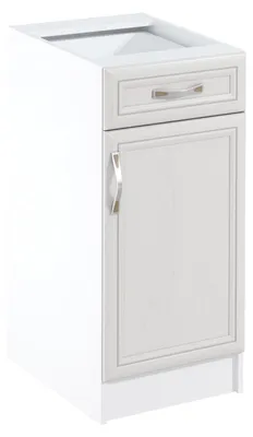 Obrázek produktu pro Dolní skříňka se šuplíkem SILVARA - šířka 40 cm, borovice andersen / bílá, pravé provedení