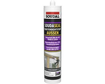 Produktbild von Soudal Soudaseal Fensterdichtstoff aussen Betongrau 290 ml