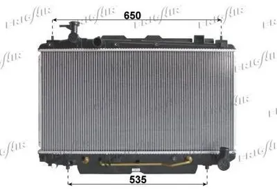Produktbild von FRIGAIR 0115.3170 Kühler Wasserkühler Motorkühler für TOYOTA RAV 4 II (CLA2, XA2, ZCA2, ACA2)
