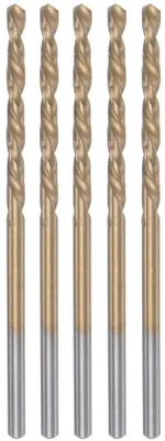 Immagine prodotto di Punte a tornite in titanio, set da 5 pezzi, 2,2 mm, HSS-E M42, cobalto, per acciaio inossidabile e leghe di alluminio