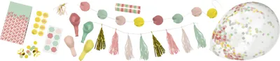Produktbild von folia Party-Dekobox "Girls" 28-teilig