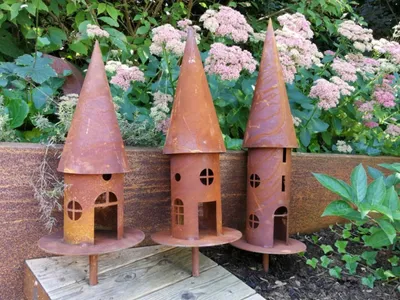 Produktbild von Edelrost Vogelhaus rund Vogelhaus rund - 66 cm
