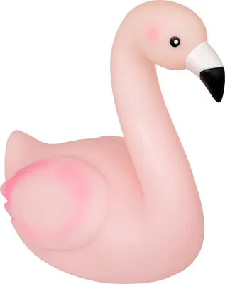 Obrázek produktu pro Noční lampička plameňák na baterie, výška 14 cm
