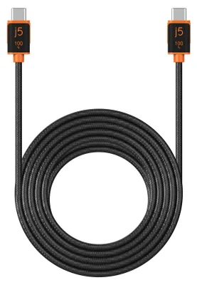 Obrázok produktu pre j5create JUCX25L30, 3 m, USB C, USB C, Čierna, Oranžová