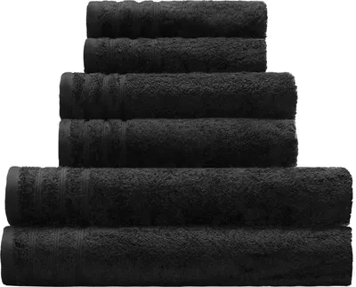Produktbild von Kleine Wolke Frottier Handtuch ROYAL Schwarz 50x100 cm
