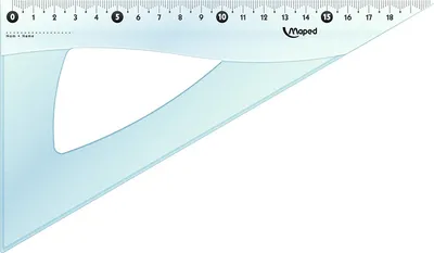 Produktbild von Maped Zeichendreieck Cristal 60 Grad Kathetenlänge: 210 mm