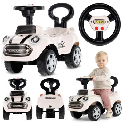 Produktbild von Rutscher Rutschauto Rutschfahrzeug Spielzeug ab 1 Jahr GO GO Fassion weiß