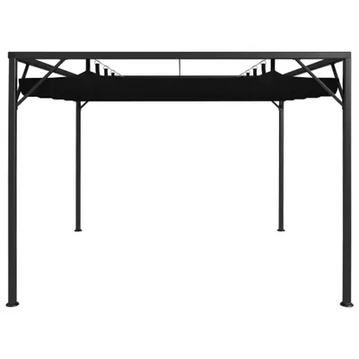 Image de vidaXL Pavillon de jardin avec toit extensible 3×3 m Anthracite