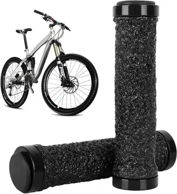 Produktbild von Ergonomische Antislip MTB Lenkergriffe schwarz