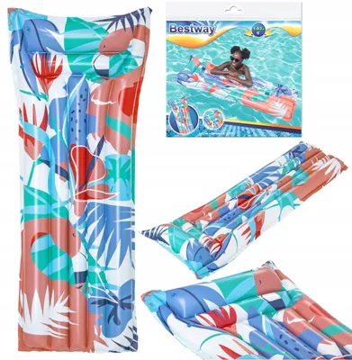 Produktbild von Bestway 44033 B Bunter Luftmatratze Strand 183x69cm