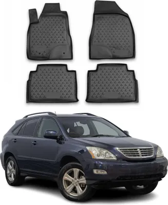 Image de 2003-2009 Lexus RX350 Tapis de sol TPE noir 4 pcs