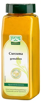 Zdjęcie produktu dla Fuchs Kurkuma mielona intensywnie żółto-pomarańczowa przyprawa w proszku 550g