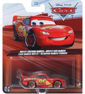 Image de Vehicule cars flash mcqueen - voiture miniature rouge - mattel - fdg64