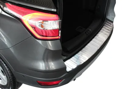 Für Ford Kuga II 2 ab 2012- LADEKANTENSCHUTZ Edelstahl MATT Leiste Schutz in der Farbe von Recambo e.K.