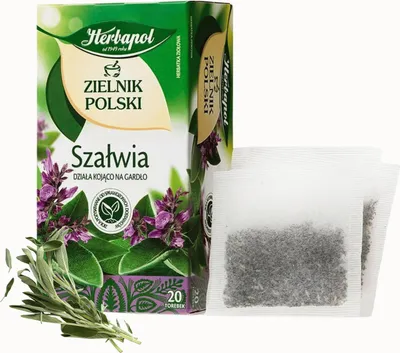 Zdjęcie produktu dla Herbapol Herbata Zielnik Polski Szawia Fix 20 Szaszetek 24G