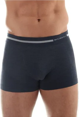 Produktbild von Brubeck Herren Boxershorts Comfort Wool navy blau s (BX10430)