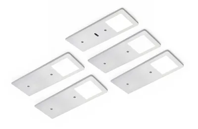 Produktbild von AstraLED SE Set-5 Unterbodenleuchten im Aluminiumgehäuse 3000 K warmweiß / Nischenleuchten / Lumica