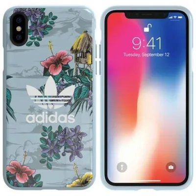 Produktbild von Adidas Oder Snapcase Floral Iphone X/Xs 32139 Grau/Grau Cj8322