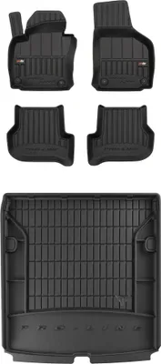 Produktbild von FROGUM Gummimatten Auto Fußmatten + Kofferraummatte für Skoda Octavia II 2004-13
