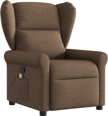Obrázok produktu pre masážne kreslo vidaXL Brown Fabric