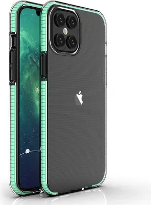Immagine prodotto di Custodia TPU trasparente per iPhone 12 Pro Max - Verde KP8663