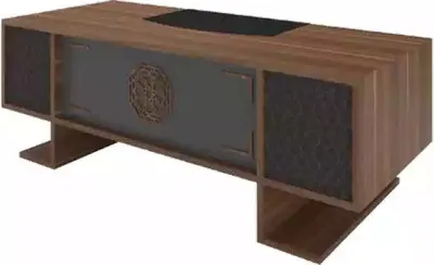 Immagine prodotto di Moderner Büroschreibtisch Ecktische Holz Einrichtung Designer Holzmöbel