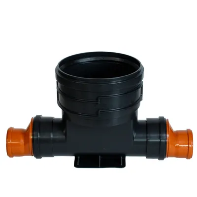 Produktbild von ScarMaxx KG Schachtboden - 76,5cmx34,5cmx43cm - 2xDN110 - 2x Reduzierung 160/110