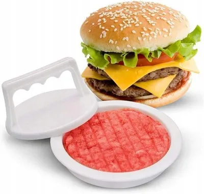Produktbild von Pronett XJ5301 Kitchen praktische Hamburgerpresse weiß