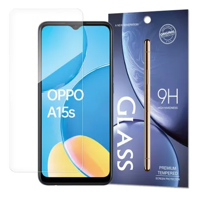 Zdjęcie produktu dla Hartowane szkło 9H do Oppo A15/A15s - Najlepsza ochrona ekranu KP13631