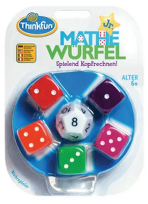 Produktbild von Thinkfun Kinderspiel Logikspiel Mathe Würfel Junior 76316