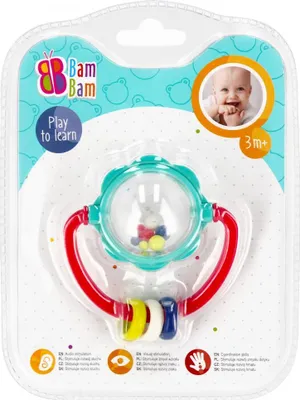 Obrázok produktu pre Nd39_492803 Bam Bam Flower Rattle B/C 96/