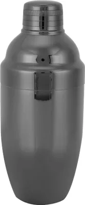 Produktbild von Modischer Cocktailshaker aus Edelstahl, Barzubehör, Schwarz