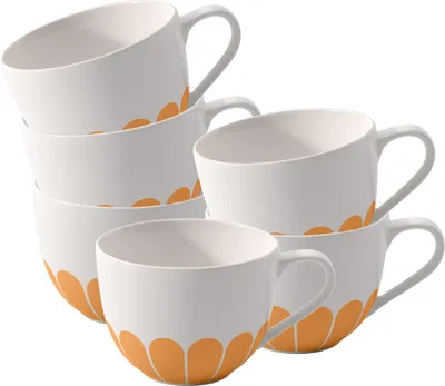 Produktbild von Villeroy & Boch Fleur Couleur Kaffeetasse 160 ml 6er Set - Soleil