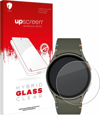 Produktbild von upscreen Schutzglas für Samsung Galaxy Watch 6 / 7 / 8 (40 mm) Schutzfolie Panzer Folie Glas Display Schutz klar