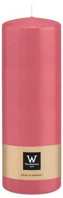 Produktbild von Zylinderkerze/Stumpenkerze - rosa - 20 x 7 cm - 103 Brennstunden
