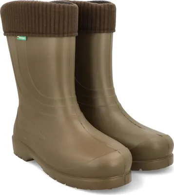 Produktbild von DEMAR federleichte EVA Gummistiefel LAURA gefüttert Regenstiefel Khaki