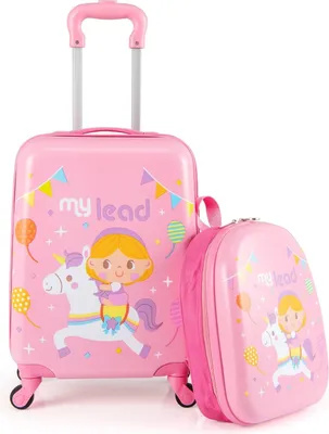Produktbild von Kindergepäckset mit Rollen - 17-Zoll-Koffer & 13-Zoll-Rucksack
