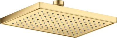 Produktbild von Kopfbrause AXOR 245 / 185 1 jet EcoSm brushed gold optic