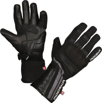 Productafbeelding van Modeka Makari damesmotorhandschoenen, zwart, maat 5 (S)