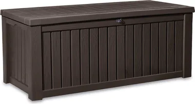 Immagine prodotto di Keter Rockwood Deck Box Armadietto portaoggetti Rettangolare Marrone