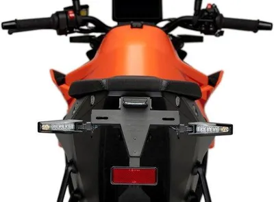 Produktbild von Motor Nummerplaat Halter - Verbesserte Sicht - 850 g - Schwarz
