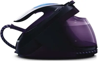 Zdjęcie produktu dla Żelazko z generatorem pary PHILIPS PerfectCare Elite, 7.5 bar, 1.8L, 2400W, 150 g/min, Czarny/Brązowy